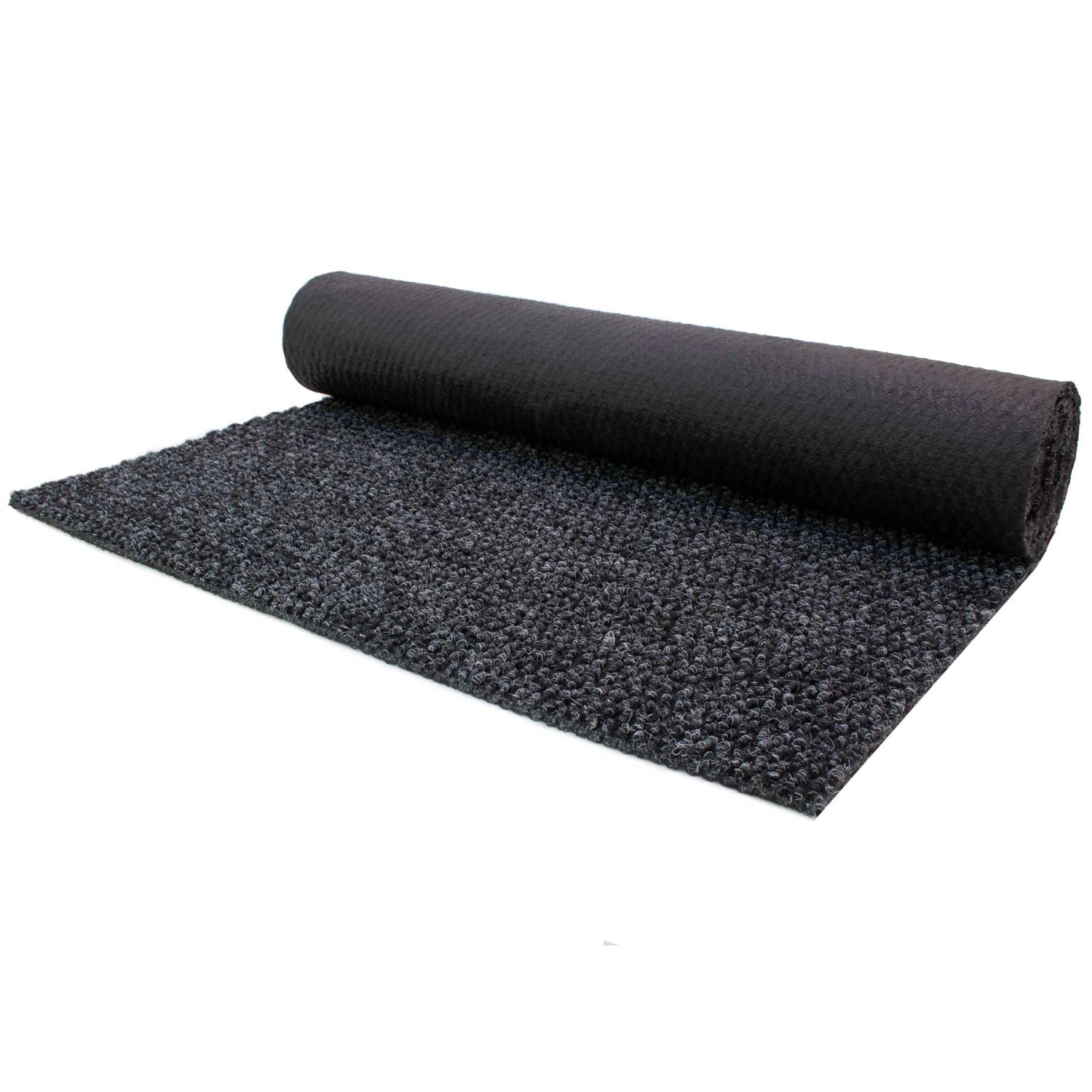 Bild von Primaflor Sauberlauf - PICOLLO, Anthrazit, 2,00m x 24,50m, Rutschfester Schmutzfangläufer Meterware, Robuster Küchenläufer nach Maß, Zuschneidbarer Teppichläufer, Eingangsmatte für Flur und Windfang