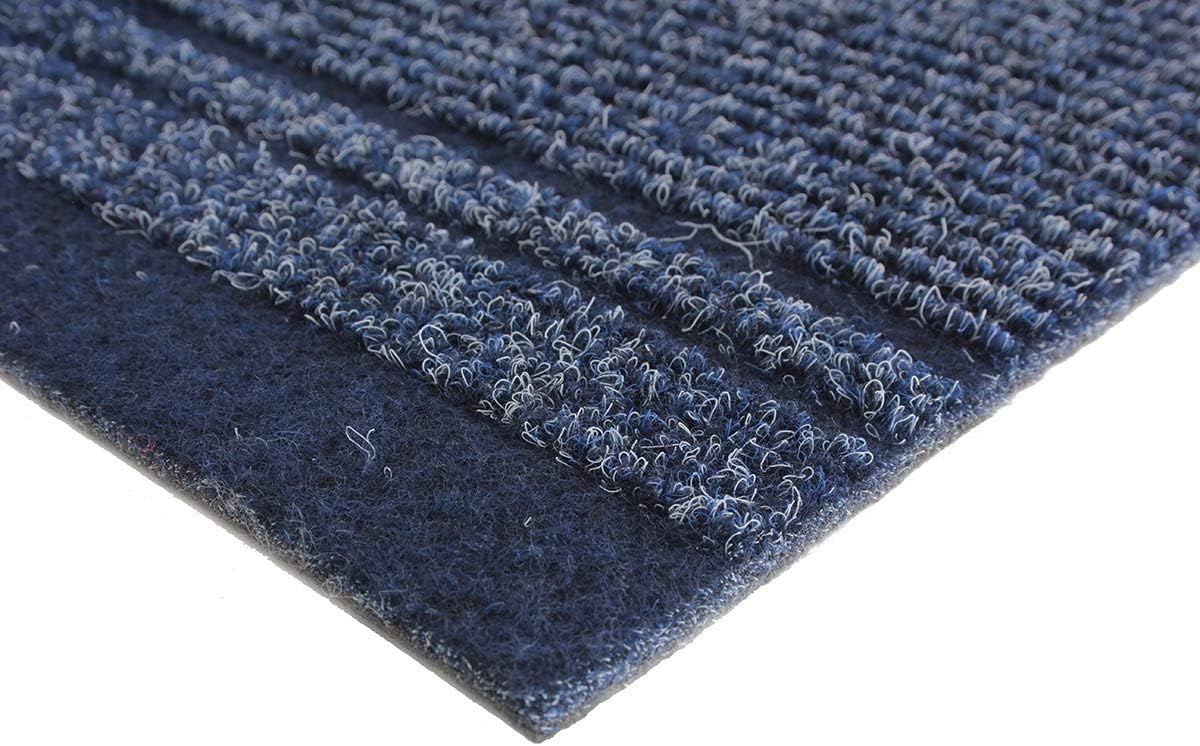 Bild von Primaflor Sauberlauf - Malaga, Anthrazit, 0,66m x 18,00m, Rutschfester Schmutzfangläufer Meterware, Schmaler Küchen-Läufer nach Maß, Zuschneidbarer Teppichläufer, Eingangsmatte für Flur und Windfang