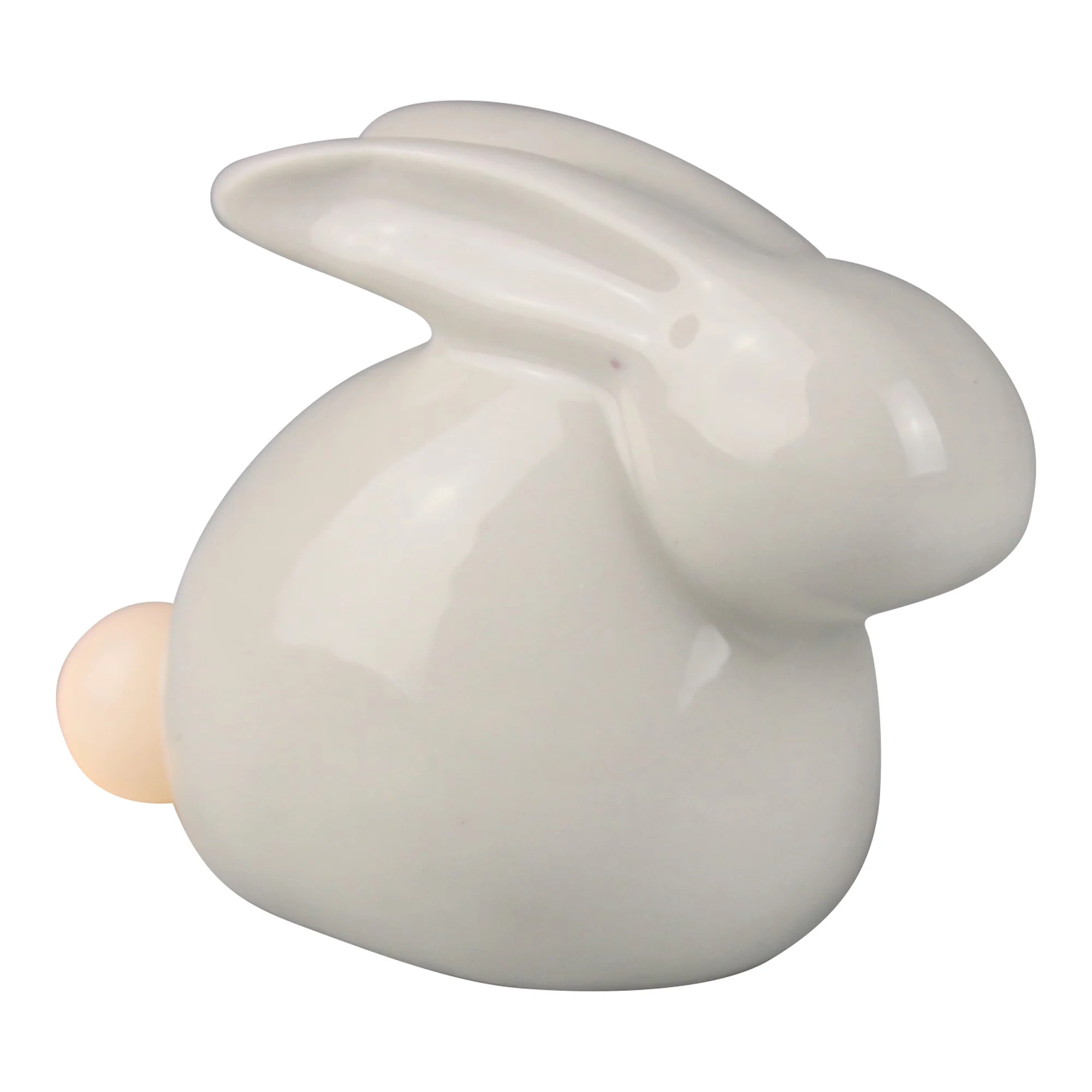 Bild von Dekofigur Hase liegend, beleuchtet