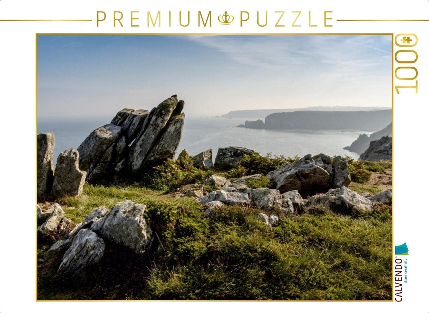 Bild von CALVENDO Puzzle CALVENDO Puzzle Pointe du Van 1000 Teile Lege-Größe 64 x 48 cm Foto-Puzzle Bild von Klaus Hoffmann, 1000 Puzzleteile