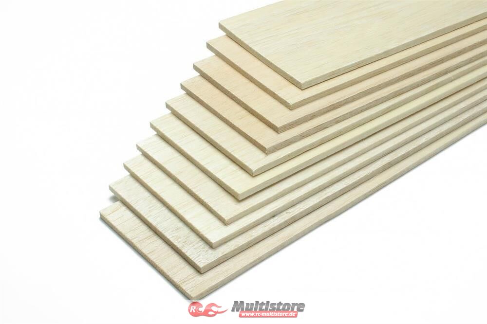 Bild von Pichler Modellbau C6439 Balsa-Brettchen (L x B x H) 1000 x 100 x 1mm 10St.