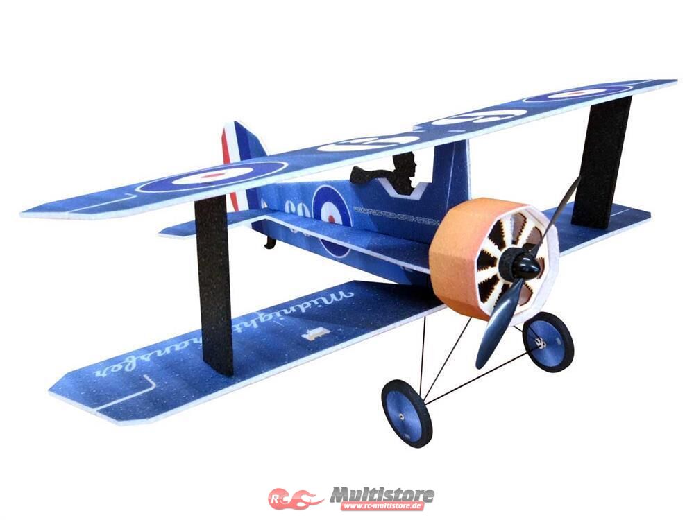 Bild von RC Factory Crack Camel (Combo) Blau RC Motorflugmodell PNP 875mm