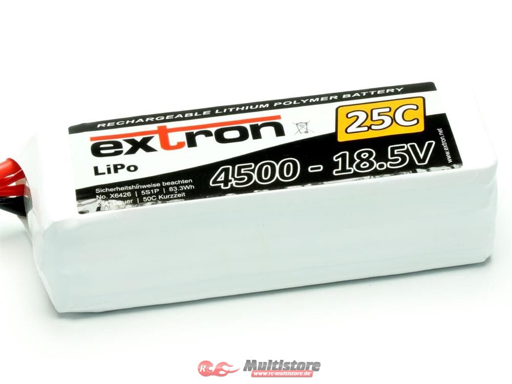 Bild von Extron LiPo Akku X2 4500 18,5V (25C | 50C) / X6426