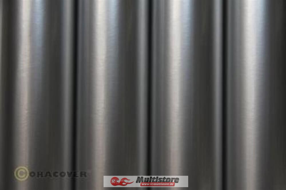 Bild von Oracover Bügelfolie Oralight silber (2 Meter) / X3107
