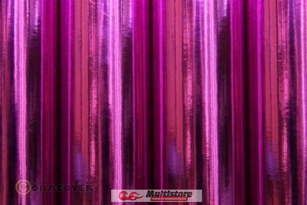 Bild von Oracover Bügelfolie Oralight light chrom lila (2 Meter) / X3110