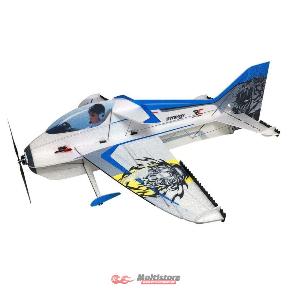 Bild von Pichler Modellbau Synergy Blau RC Motorflugmodell Bausatz 845mm