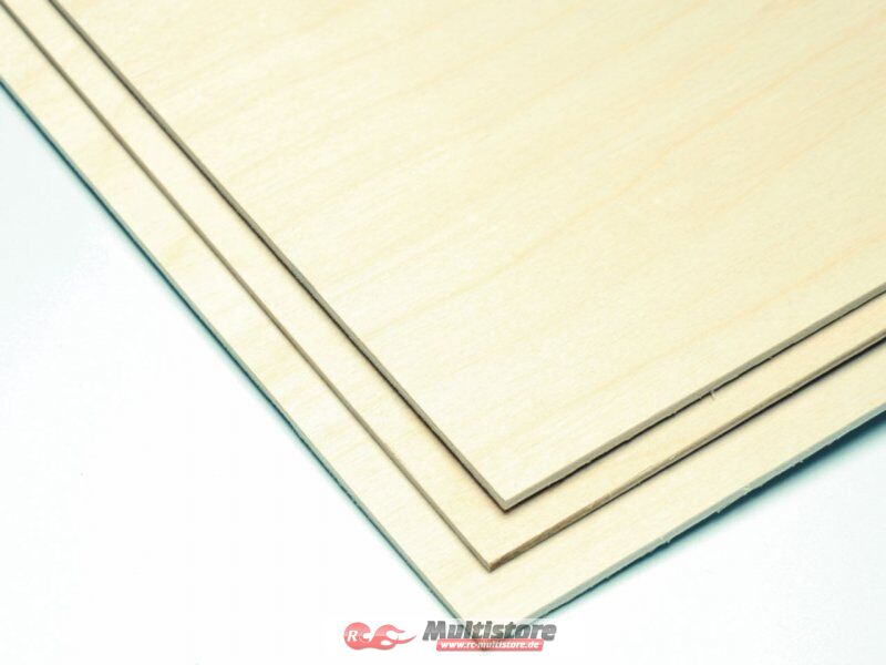 Bild von PICHLER Premium Birken Sperrholz 1.0 x 300 x 600 mm (VE=2St.) / 15495