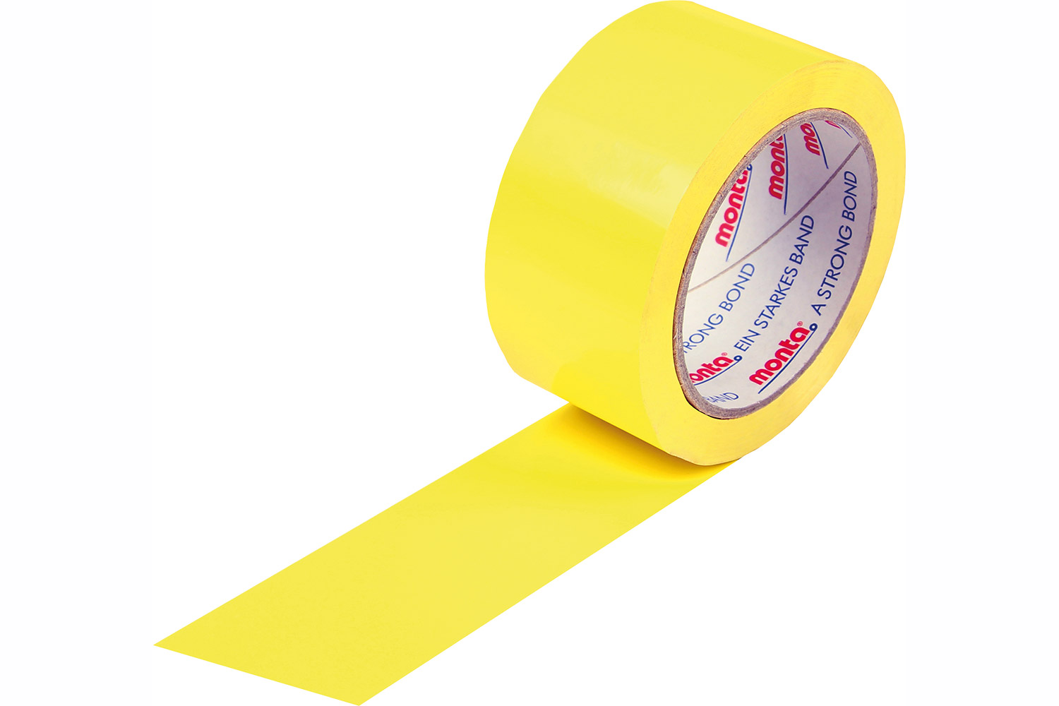Bild von 36 Stk. Monta Klebeband 250F Breite 50mm Länge 66m Stärke 57µ PVC gelb leise
