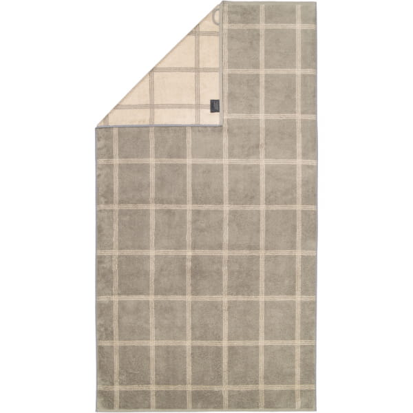 Bild von Cawö - Luxury Home Two-Tone Grafik 604 - Farbe: graphit - 70 - Duschtuch 80x150 cm