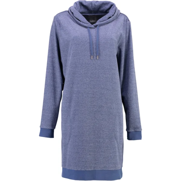 Bild von Cawö Home Damenbademantel Homewear Hoodie 818 Kapuze Velours, Kapuze, 60% Polyester, 40% Baumwolle