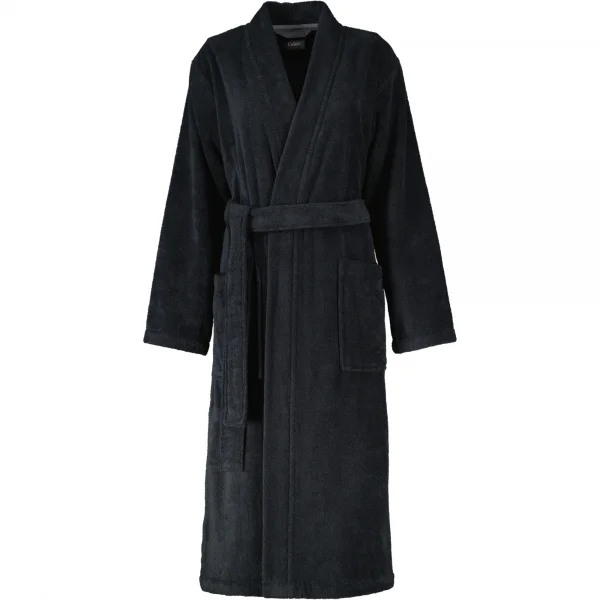 Bild von Cawö Damenbademantel Damen Bademantel Kimono Form, Baumwolle, Kimono-Kragen, Gürtel