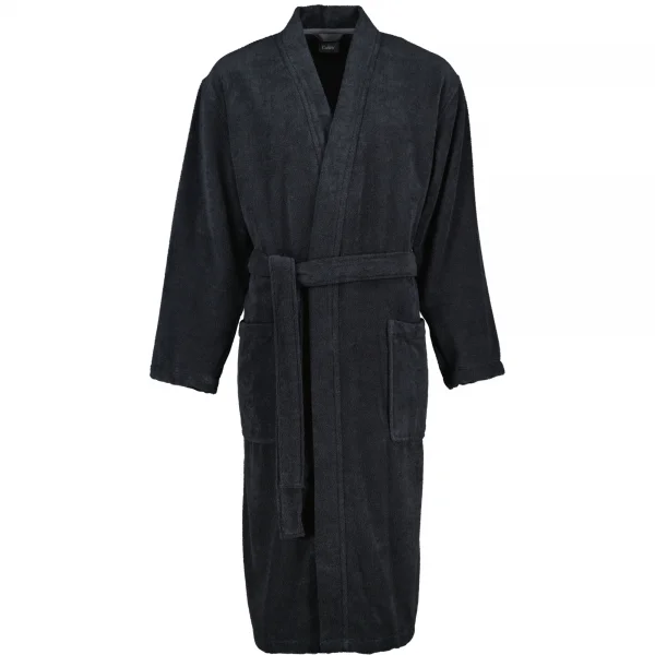 Bild von Cawö Home Herrenbademantel Uni 828 Kimono Frottier, Kimono, 100% Baumwolle