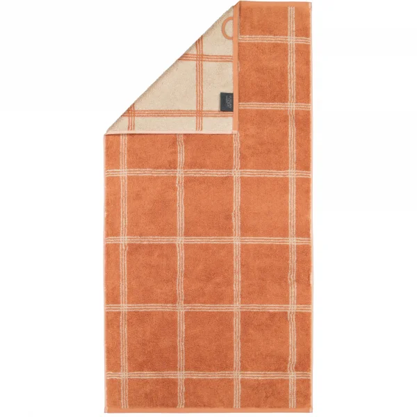 Bild von Cawö Handtücher Luxury Home Two-Tone Grafik 604 - Farbe: kupfer - 32 - Handtuch 50x100 cm