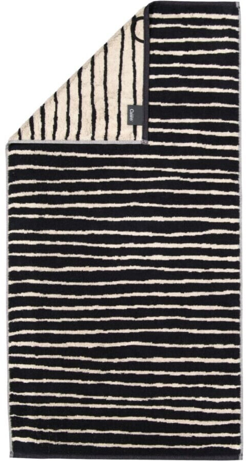 Bild von Cawö Handtücher Loft Lines 6225 - Farbe: schwarz - 39 - Handtuch 50x100 cm
