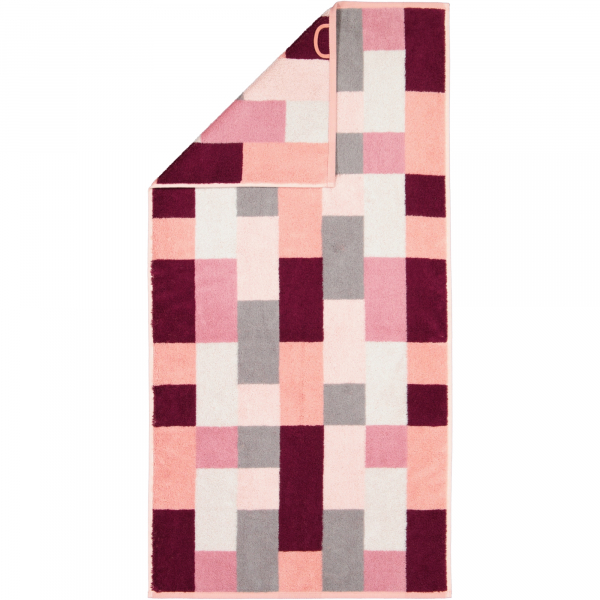 Bild von Cawö Handtücher Shades Karo 6236 - Farbe: beere - 22 - Handtuch 50x100 cm