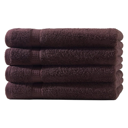 Bild von soma Handtuch Frotteeware Uni braun 50x100 cm