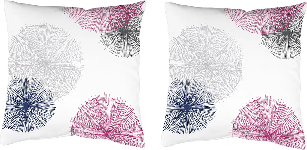 Bild von Kissenhülle ¦ rosa/pink ¦ Maße (cm): B: 40 H: 40 Dekokissen & Decken > Kissen > Kissenhüllen - Höffner