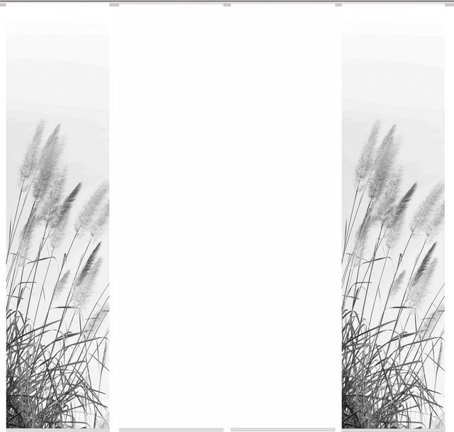 Bild von HOME WOHNIDEEN Schiebegardine PAMPAS, Paneelwagen (1 St), blickdicht, DIGITALDRUCK