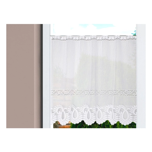 Bild von HOME WOHNIDEEN 022357 Cafehaus Leonora Jacquard Vorhang