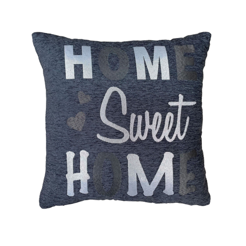Bild von Hossner Heimtex Home Sweet Home Jaquard Kissenhülle – Stylische Akzente für Ihr Zuhause