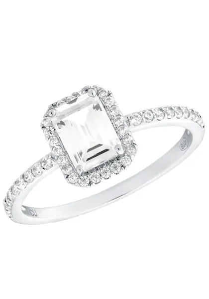 Bild von Amor Ring 925 Sterling Silber Damen Ringe, mit Zirkonia synth., Silber, Kommt in Schmuck Geschenk Box, 2035584