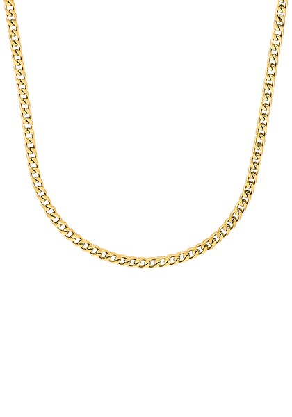 Bild von s.Oliver Halskette Edelstahl Herren Halsschmuck, 55+5 cm, Gold, Kommt in Schmuck Geschenk Box,