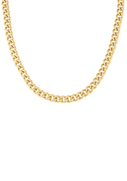 Bild von s.Oliver Halskette Edelstahl Damen Halsschmuck, 42+3 cm, Gold, Kommt in Schmuck Geschenk Box, 2036845