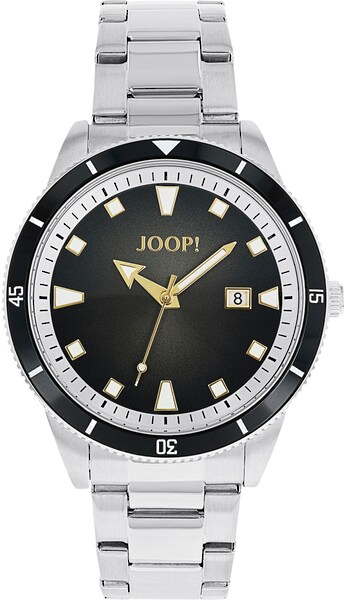 Bild von Joop! Armbanduhr Herren Quarzuhr Analog, mit Edelstahl Armband, Grau, 10 bar Wasserdicht, Kommt in Uhren Geschenk Box, 2037698