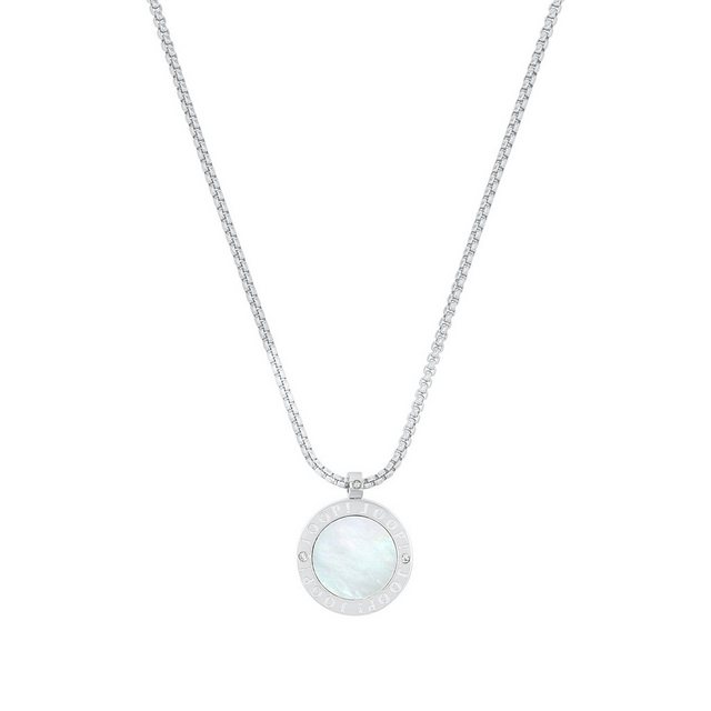 Bild von JOOP! Edelstahlkette für Damen, Edelstahl, Zirkonia synth. (1-tlg., Kette mit Anhänger)