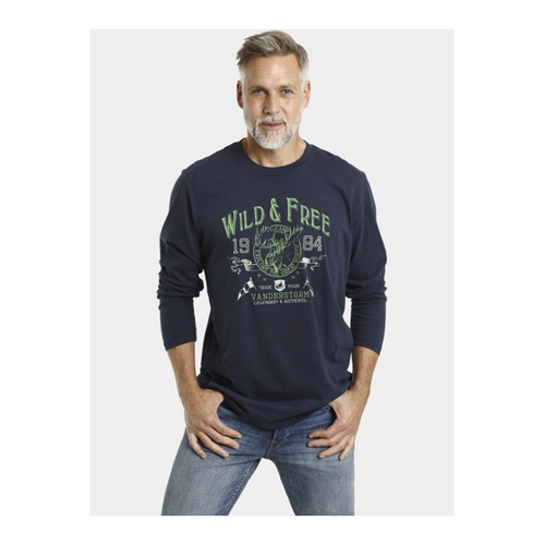 Bild von Jan Vanderstorm Herren Langarmshirt Staaf – Stilvolles Oberteil für entspannte Tage