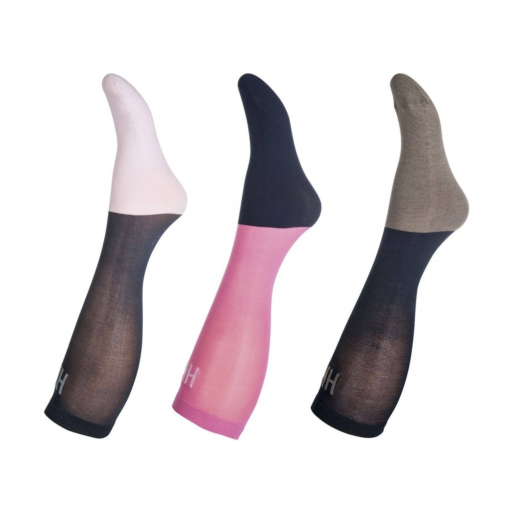 Bild von HKM Microcotton Kniestrümpfe Colour 3er Set