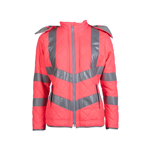 Bild von HKM Reitjacke REFLECTIVE Neon Pink – Sicherheit beim Reiten