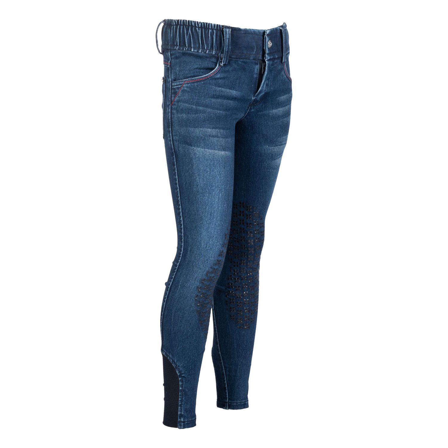 Bild von HKM Kids Reithose Reithose -Aymee Denim- Silikon-Kniebesatz