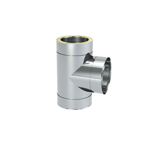Bild von Tecnovis T-Anschluss »Zitec-Eco«, Ø130 mm - silberfarben