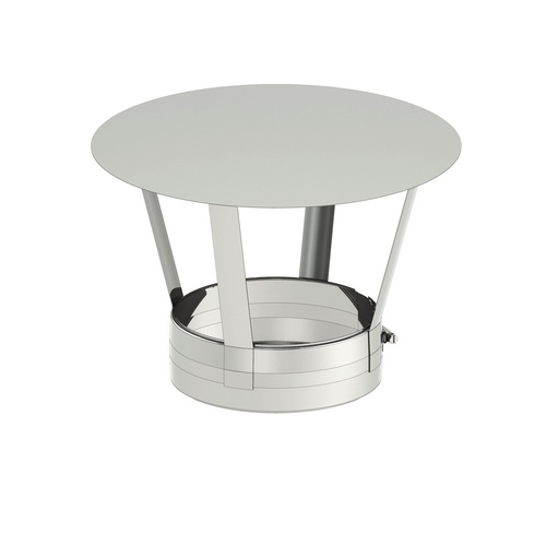 Bild von Tecnovis Regenhaube »Zitec-Eco«, Ø180 mm - silberfarben