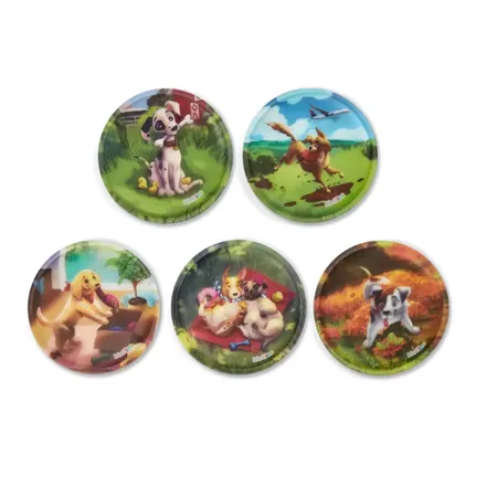 Bild von ergobag Klettie Set Motivwelt Themenwelt Klettflächen Sammelspaß Individualisierung Hundewelpen - Bunt