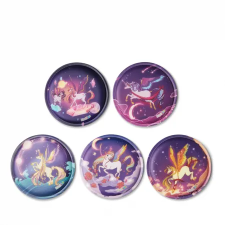 Bild von ergobag Klettie Set Motivwelt Themenwelt Klettflächen Sammelspaß Individualisierung Pegasus - Bunt