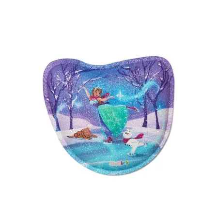 Bild von ergobag Funkel Klettie Motivwelt Themenwelt Klettflächen Sammelspaß Individualisierung Schlittschuhprinzessin - Lila