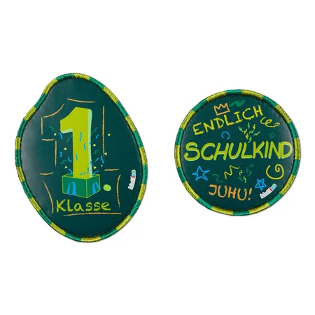 Bild von ergobag Klettie Set Motivwelt Themenwelt Klettflächen Sammelspaß Individualisierung Grün - Dunkelgrün