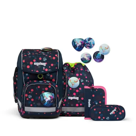 Bild von ergobag CUBO Schulrucksack-Set PhantBärsiewelt REFLEX GLOW, 5-teilig