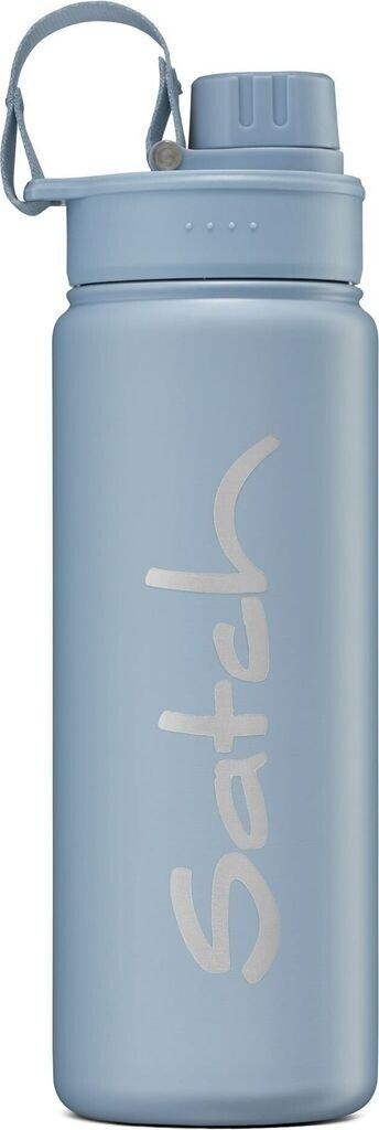 Bild von satch Trinkflasche aus Edelstahl BPA-frei 0,5l, Auslaufsicher und Kohlensäure geeignet, für Heiße und Kalte Getränke Nordic Light Blue - Hellblau