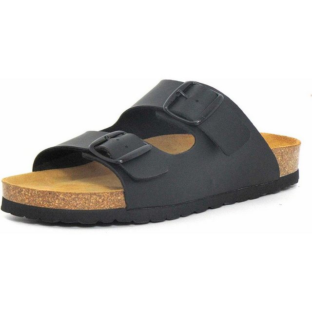 Bild von Longo schwarz regular fit Pantolette (1-tlg)