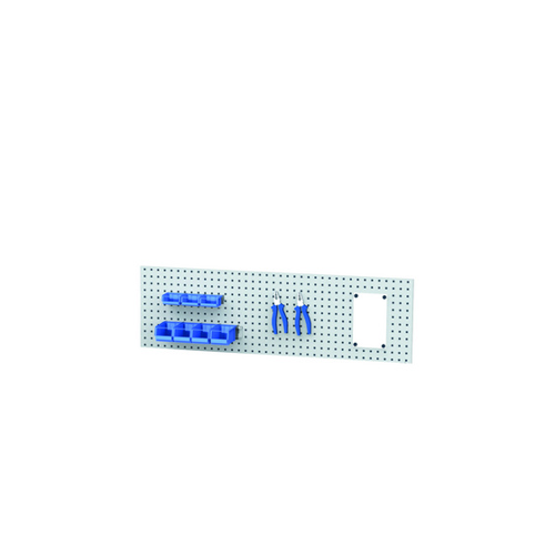 Bild von Simplaflex Lochwand, BxH: 100 x 45 cm, Stahlblech - grau