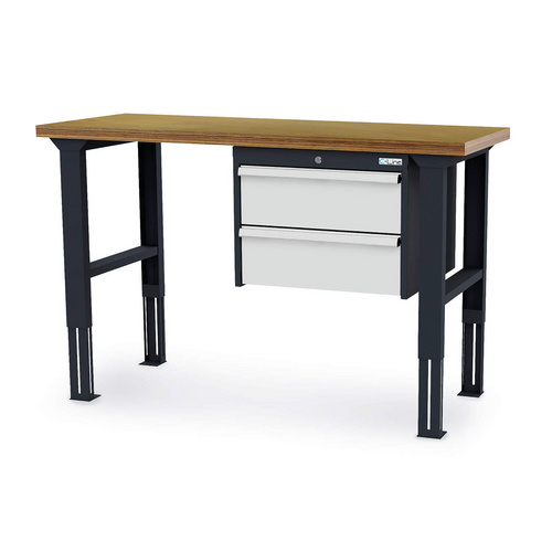 Bild von Simplaflex Arbeitstisch, BxH: 150 x 106 cm, Stahlblech - bunt