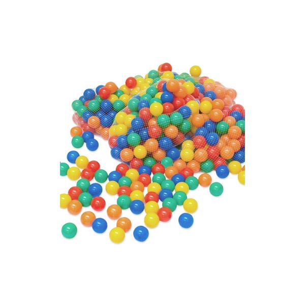 Bild von LittleTom 200 bunte Bälle für Bällebad 6cm Babybälle Plastikbälle Baby Spielbälle