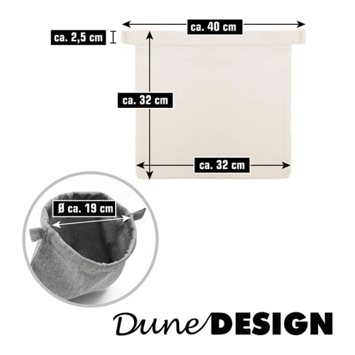Bild von DuneDesign 2er Set Nordic Style Geschenkbeutel Weihnachten - Eleganz unter dem Weihnachtsbaum