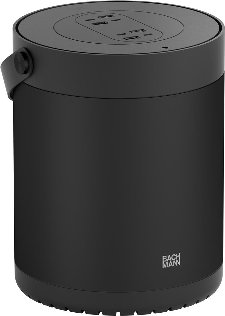 Bild von Bachmann, Steckdosenleiste, Mov:E 4xUSB A/C schwarz (4 x, 1.50 m)