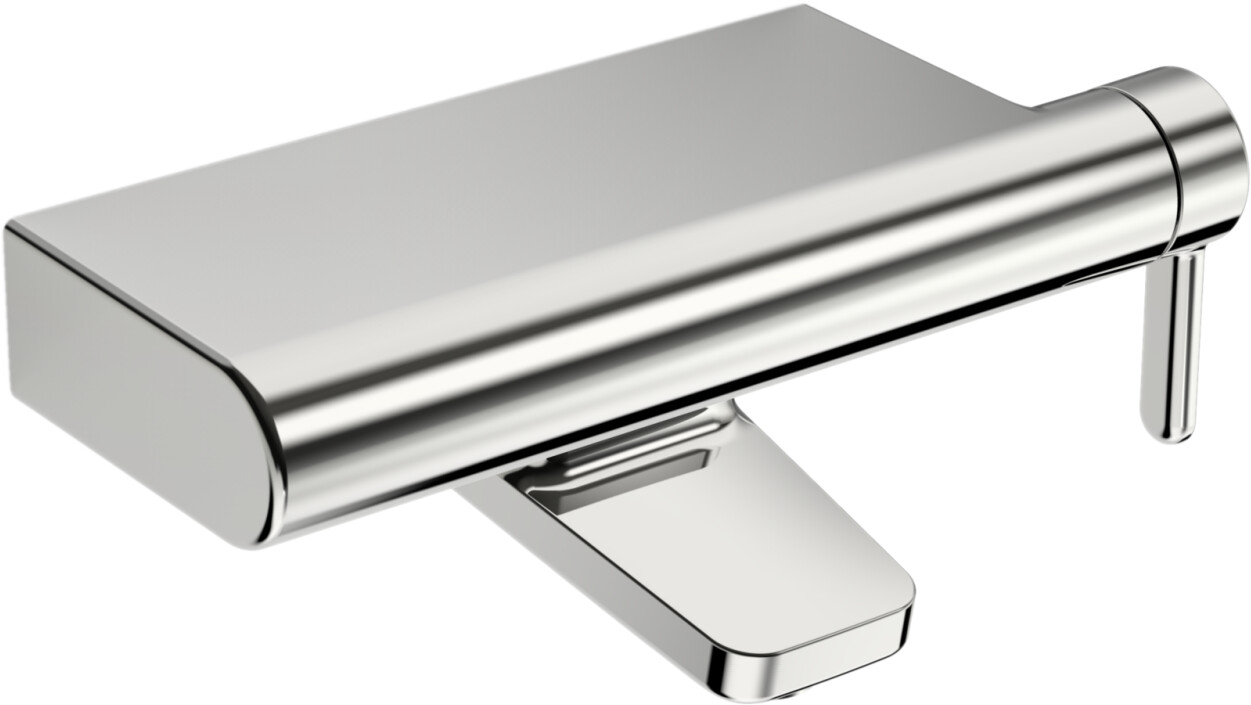 Bild von Hansa Einhand-Wannen-Batterie für Wandaufbau Hansadesigno 5185 chrom., 51852183 51852183