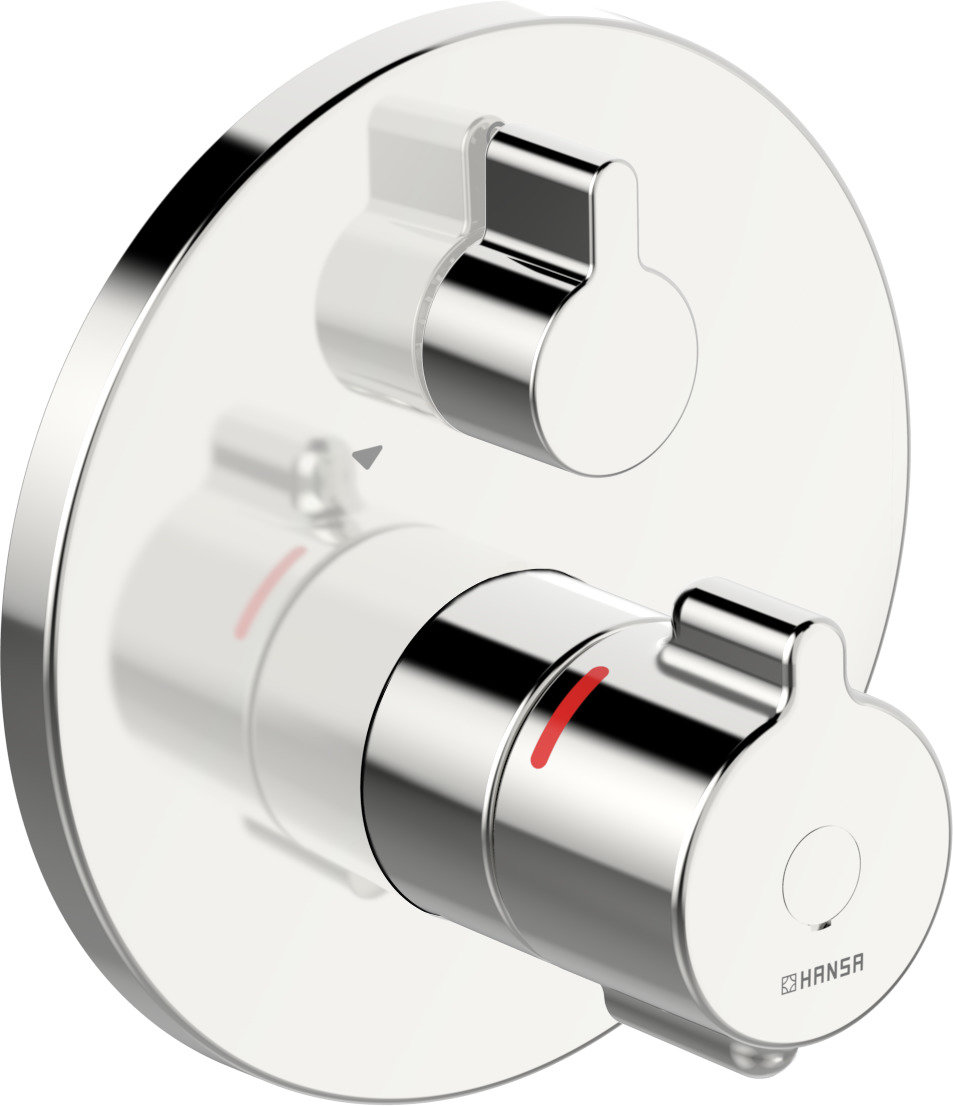 Bild von Hansa Hansaclinca Safety + Wannen- und Brausearmatur, 22.2 l/min, Unterputz, chrom, 88629085