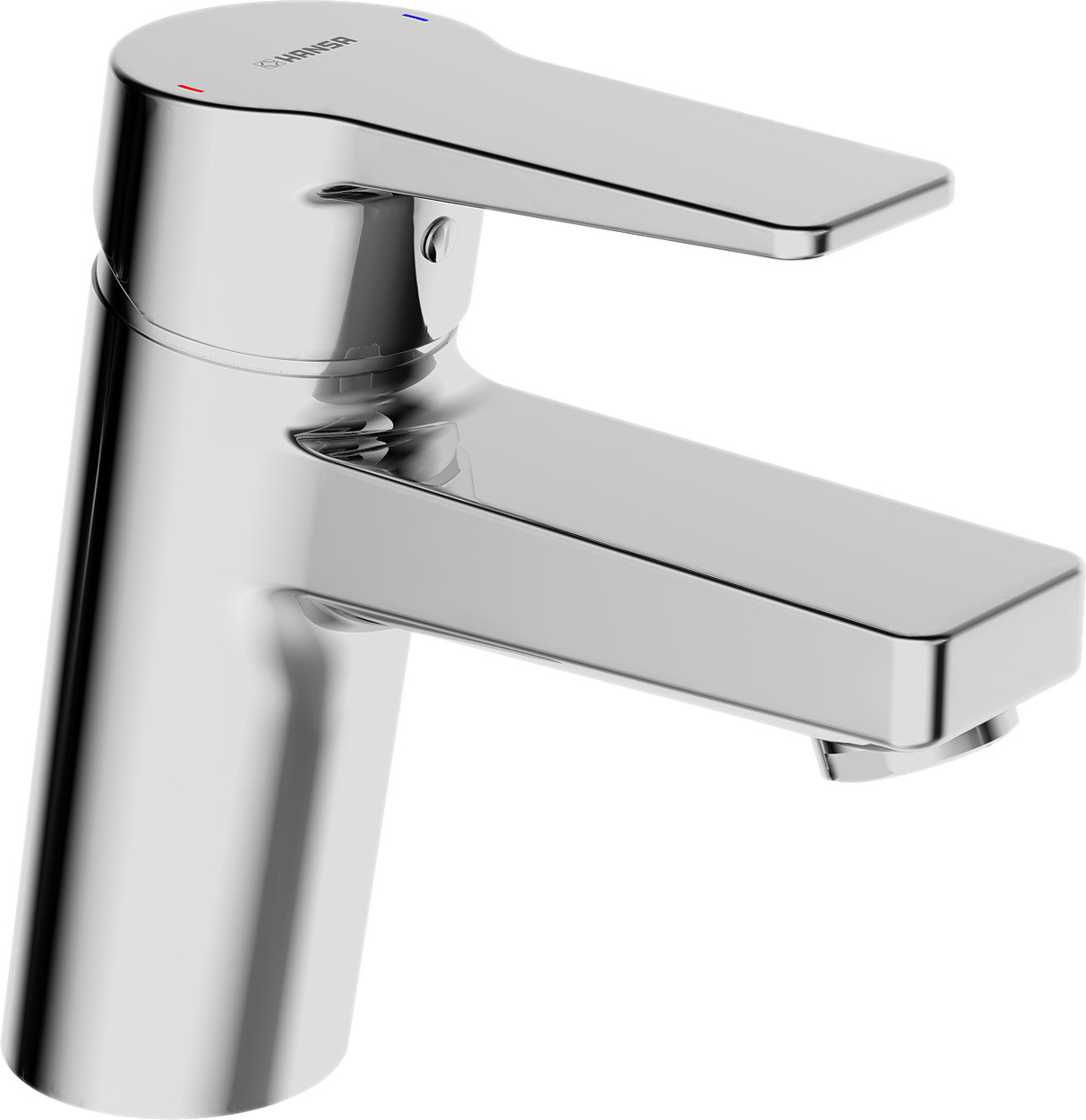 Bild von Hansa Waschtischarmatur HANSATWIST ECO 0905 Ausld. 121 mm DN15 chr 3,4 L/min 90522830004